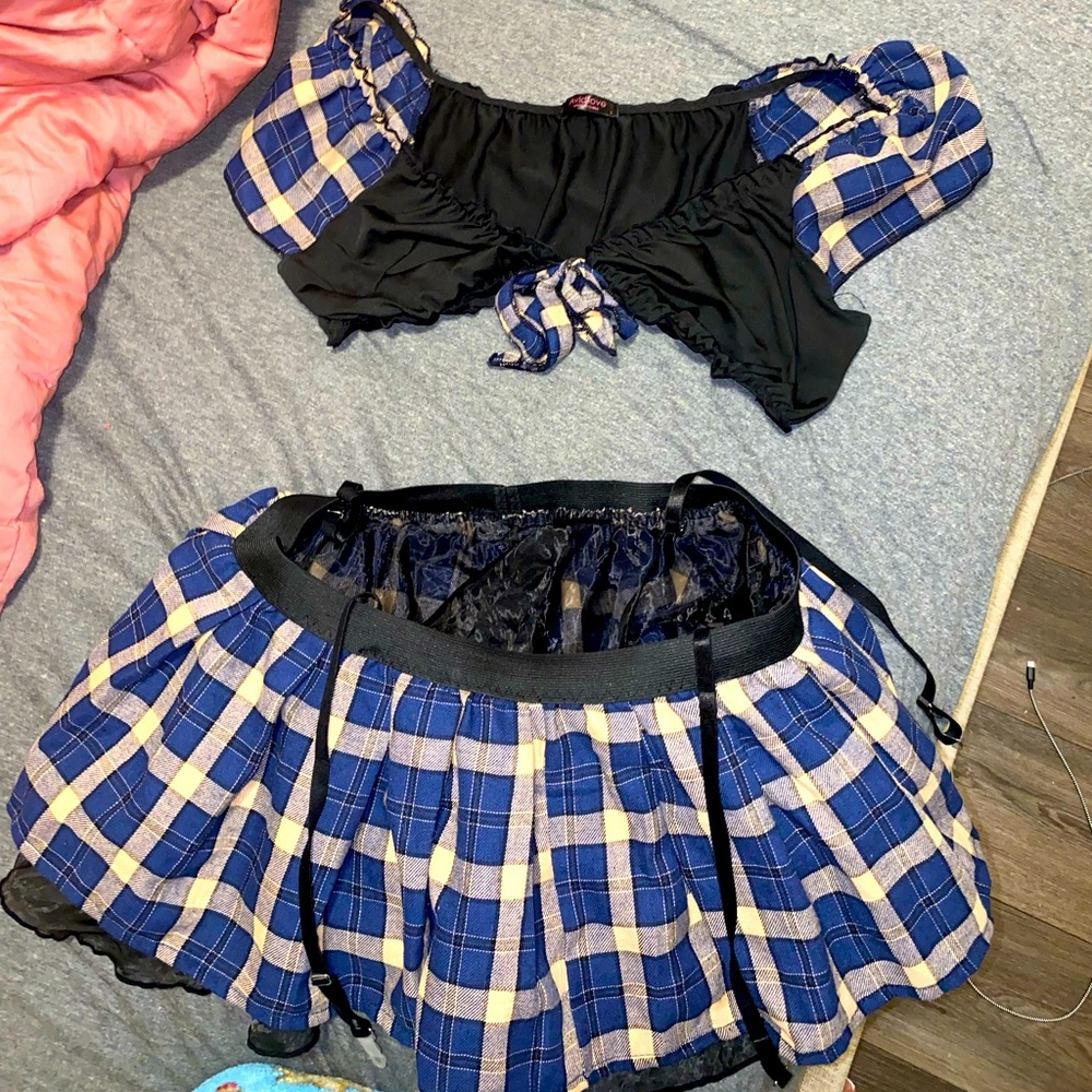 School girl role play outfit
